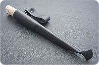 Нож Финка-5 карельская береза, cpr, латунь : фото 10