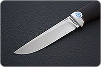 Нож Следопыт граб - черное дерево, 95х18, алюминий : фото 3