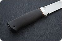 Нож Следопыт граб - черное дерево, 95х18, алюминий : фото 5