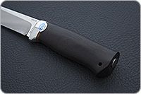 Нож Следопыт граб - черное дерево, 95х18, алюминий : фото 6