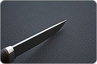 Нож Следопыт граб - черное дерево, 95х18, алюминий : фото 7