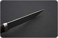 Нож Лиса граб - черное дерево, 95х18, алюминий : фото 7