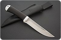 Нож Лиса граб - черное дерево, 95х18, алюминий : фото 9