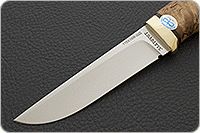 Нож Следопыт карельская береза, 95х18, латунь : фото 3