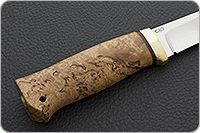 Нож Следопыт карельская береза, 95х18, латунь : фото 5