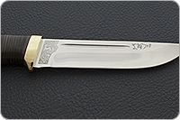 Нож Бекас наборная кожа, elmax, латунь : фото 8