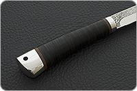 Нож Заноза наборная кожа, 95х18, алюминий : фото 5