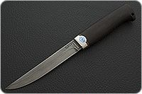 Нож Финка-5 граб - черное дерево, zdi-1016, алюминий : фото 2