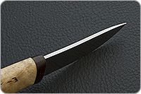 Нож Горностай карельская береза, 95х18, текстолит : фото 7