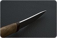 Нож Горностай орех, 95х18, текстолит : фото 7