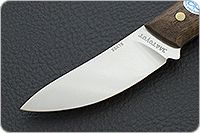 Нож Горностай ЦМ накладки орех, 95х18, цельнометаллический : фото 3