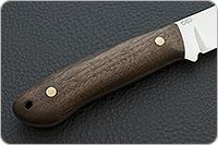 Нож Горностай ЦМ накладки орех, 95х18, цельнометаллический : фото 5