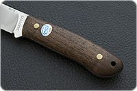 Нож Горностай ЦМ накладки орех, 95х18, цельнометаллический : фото 6