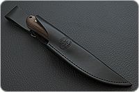 Нож Горностай ЦМ накладки орех, 95х18, цельнометаллический : фото 9