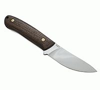 Нож Горностай ЦМ накладки орех, 95х18, цельнометаллический : фото 10