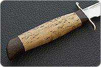 Нож Финка-2 Вача карельская береза, 95х18, текстолит : фото 5