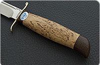 Нож Финка-2 Вача карельская береза, 95х18, текстолит : фото 6