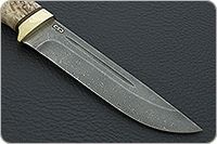 Нож Бекас карельская береза, zdi-1016, латунь : фото 4