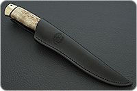 Нож Бекас карельская береза, zdi-1016, латунь : фото 9