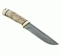 Нож Бекас карельская береза, zdi-1016, латунь : фото 10