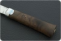 Нож Бурятский средний кап березовый, эп-766, алюминий : фото 6