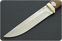 Нож Лиса береста, elmax, латунь : фото 3