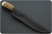 Нож Лиса береста, elmax, латунь : фото 10