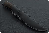 Нож Рябок наборная кожа, 100х13м, текстолит : фото 11