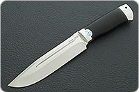 Нож Селигер граб - черное дерево, elmax, алюминий : фото 2