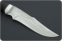 Нож Хазар наборная кожа, s390, алюминий : фото 4