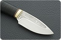 Нож Добрый наборная кожа, rwl-34, латунь : фото 4