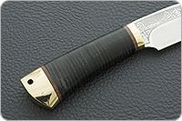 Нож Добрый наборная кожа, rwl-34, латунь : фото 5