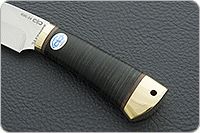 Нож Добрый наборная кожа, rwl-34, латунь : фото 6