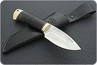 Нож Добрый наборная кожа, rwl-34, латунь : фото 8