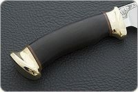 Нож Росомаха наборная кожа, эп-766, латунь : фото 5