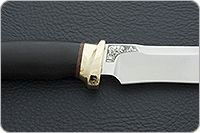 Нож Росомаха наборная кожа, эп-766, латунь : фото 8
