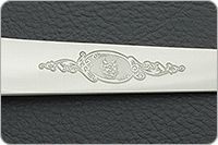 Кухонный нож для нарезки ветчины цельнометаллический накладки орех, 95х18, без дополнительной обработки : фото 9