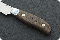 Кухонный нож Овощной цельнометаллический накладки орех, 95х18, алюминий : фото 6