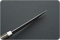 Кухонный нож Овощной цельнометаллический накладки орех, 95х18, алюминий : фото 7