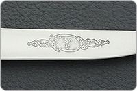 Кухонный нож Овощной цельнометаллический накладки орех, 95х18, алюминий : фото 9