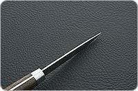 Кухонный нож Овощной малый цельнометаллический накладки орех, 95х18, алюминий : фото 7