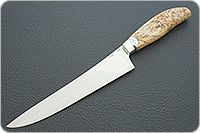 Кухонный нож Мясницкий карельская береза, elmax, алюминий : фото 2