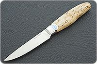 Кухонный нож Овощной малый карельская береза, elmax, алюминий : фото 2