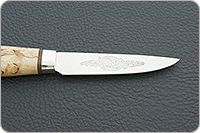 Кухонный нож Овощной малый карельская береза, elmax, алюминий : фото 8