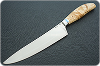 Кухонный нож Поварской карельская береза, elmax, алюминий : фото 2