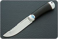 Нож Робинзон-2 граб - черное дерево, cpr, алюминий : фото 2