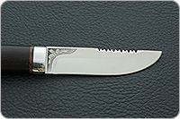 Нож Робинзон-2 граб - черное дерево, cpr, алюминий : фото 8