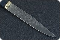 Нож Заноза стабилизированная карельская береза, zdi-1016, латунь : фото 4