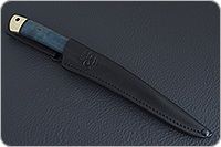 Нож Заноза стабилизированная карельская береза, zdi-1016, латунь : фото 10