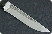 Нож Лиса граб - черное дерево, elmax, алюминий : фото 4